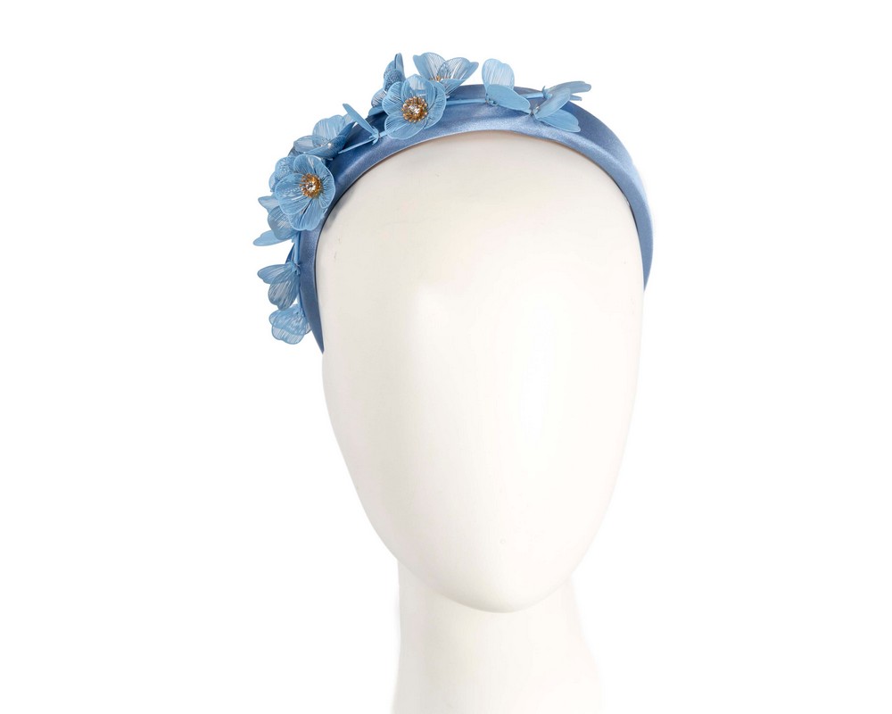 Fashion blue fascinator headband by Max Alexander - Hats From OZ | J451BL Fashion blue fascinator headband by Max Alexander - Hats From OZ